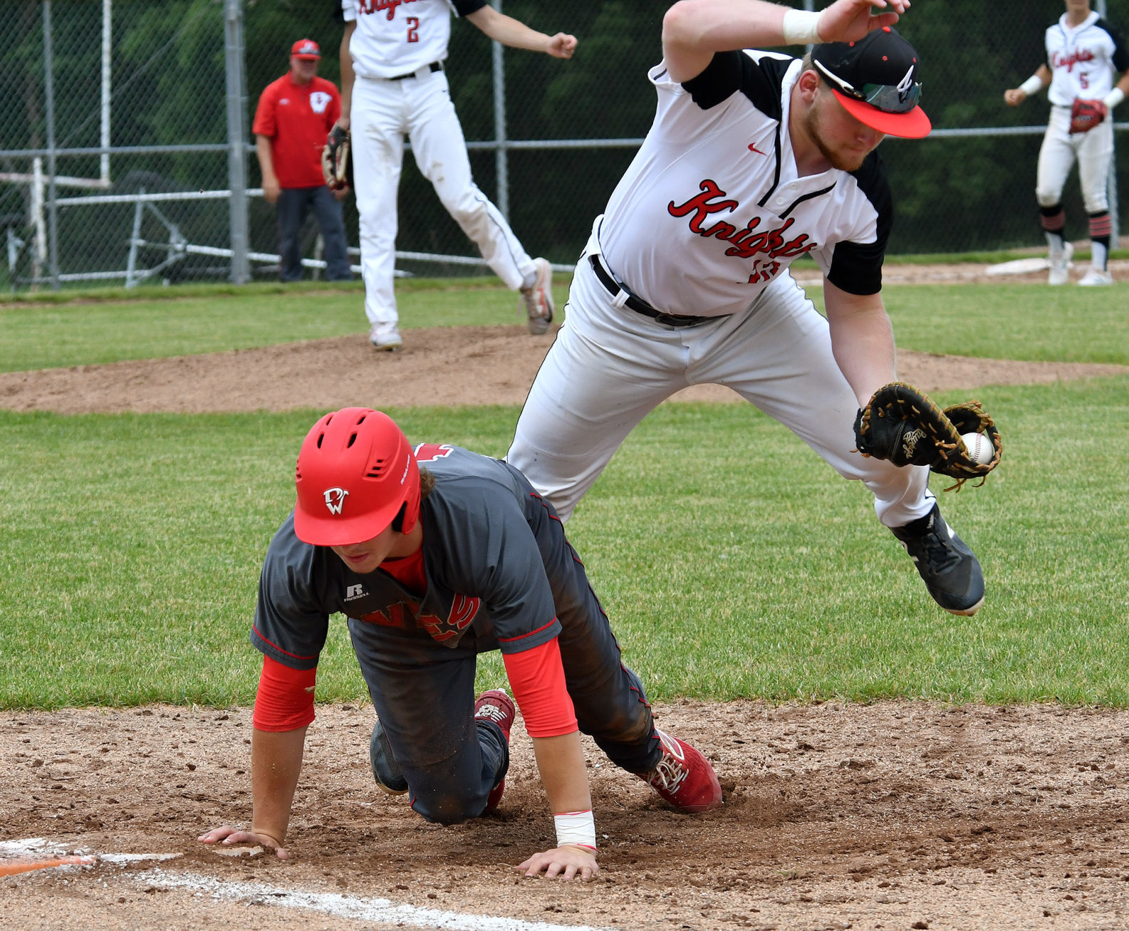 Davenport West at Assumption baseball